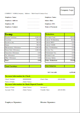 Featured image of post Singapore Payslip Template Word A payslip template will also act as evidence that he has been paid