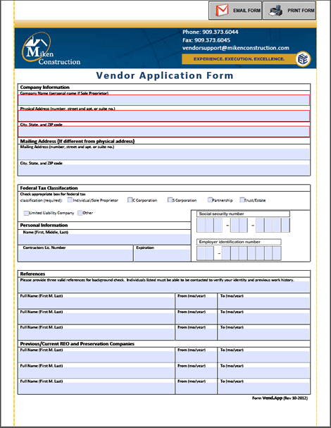 New Vendor Form Template Excel from www.dailylifedocs.com