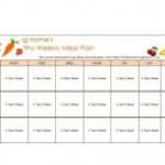 12+ Free Meal Plan Templates