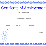 22+ Editable Certificate of Achievement Templates