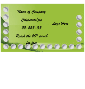 40+ Printable Punch Card Templates for FREE