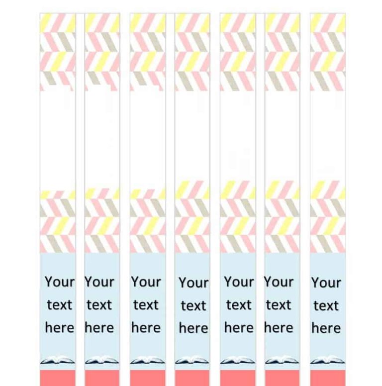 BEST 27+ Binder Spine Label Templates (MS WORD)