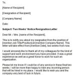 10+ Resignation Letter Samples & Templates