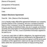 8+ Important Letter of Agreement Samples & Templates