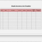 35+ FREE Inventory List Templates in Excel