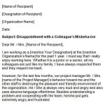 10 BEST Letter of Disappointment Samples in MS WORD