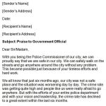 8+ Official Government Letter Formats & Samples