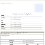 28+ BEST Meeting Minutes Templates in MS WORD