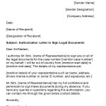 10 Most Common Authorization Letter Samples