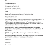 11 Useful Feedback Letter Samples