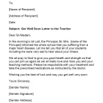 10 Day to Day Get Well Soon Letter Samples