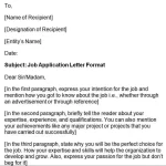 8+ Job Application Letters/Cover Letters Samples