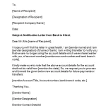 13+ FREE Notification Letter Samples