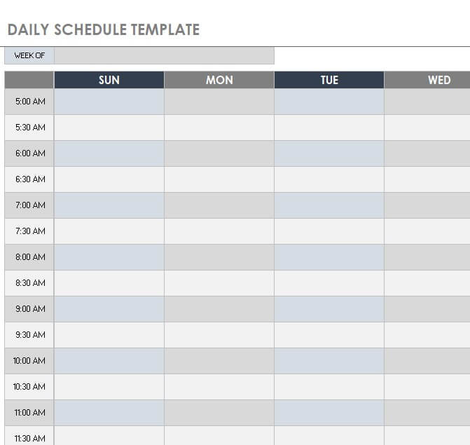 24 Hour Daily Planner Printable, Daily to Do List for Work / Personal Life,  Productivity Planner, Everyday Planner, Daily Schedule 