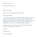 10+ Sample Endorsement Letters