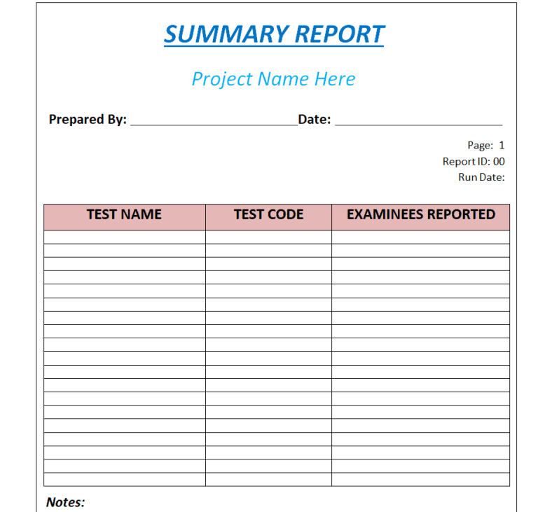 28+ FREE Summary Report Templates [EXCEL, WORD & PDF]