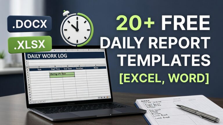 Daily Report Templates