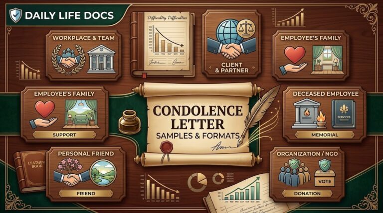 condolence letters
