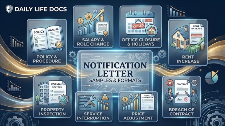 notification letters