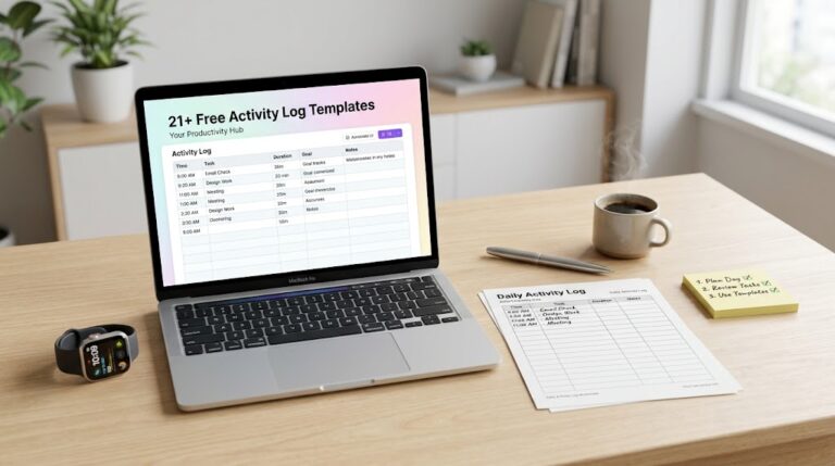 activity log templates