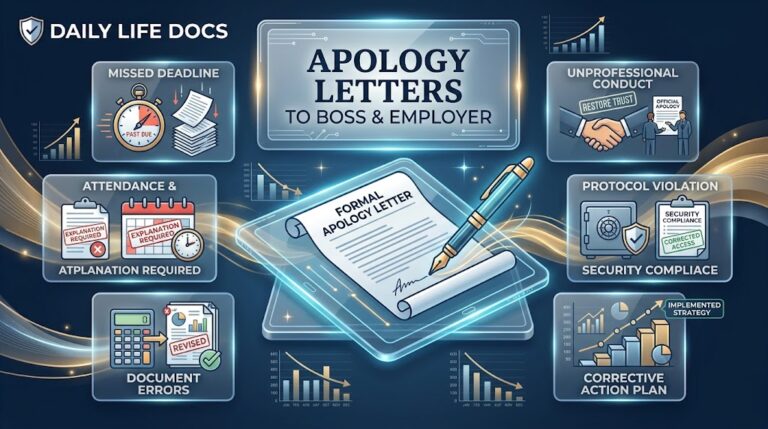 apology letters