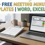 meeting minutes templates