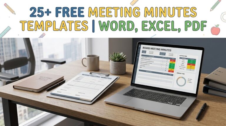 meeting minutes templates
