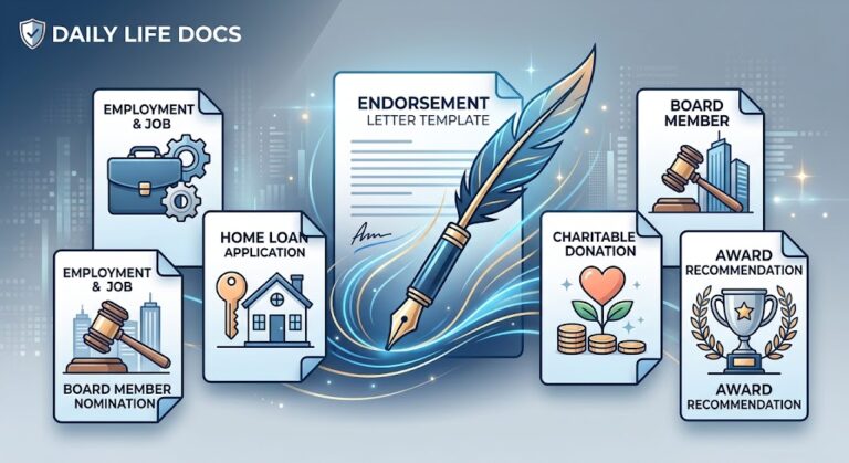 endorsement letters