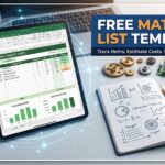 Material List Templates