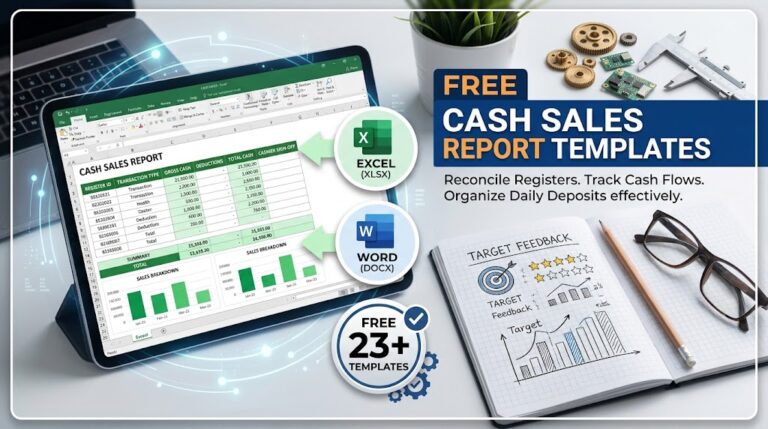 Cash Sales Report Templates