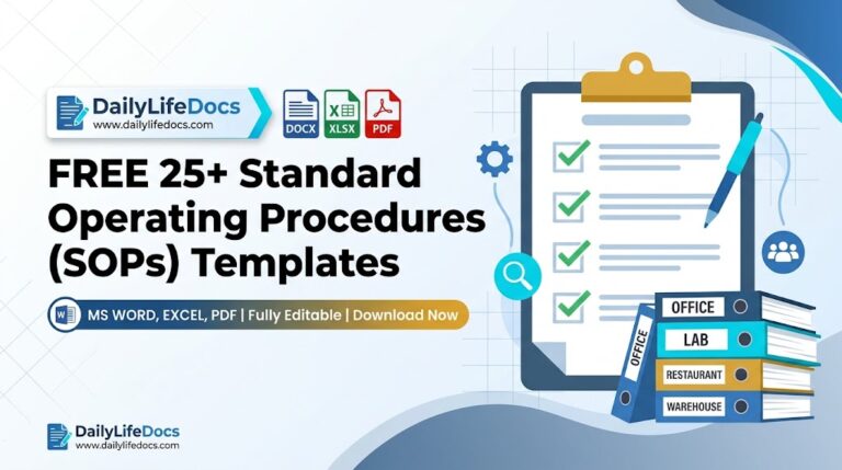 Standard Operating Procedures Templates