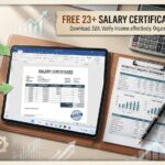 salary certificate templates
