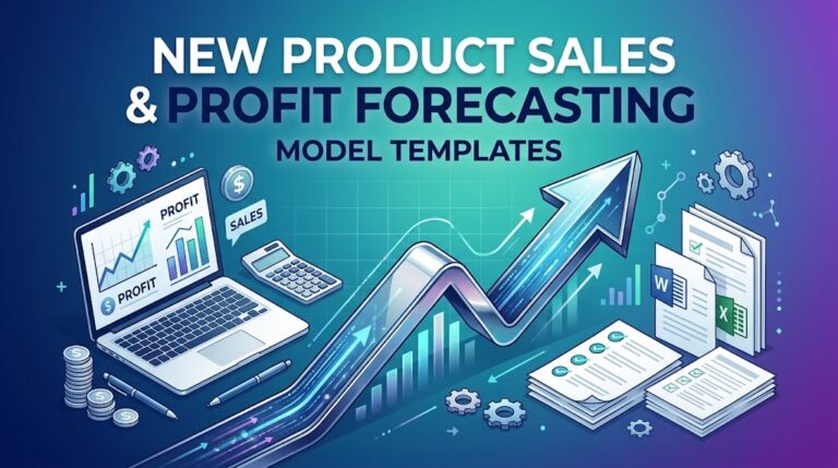 New Product Sales and Profit Forecasting Model Templates