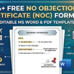 4+ Free No Objection Certificate Templates