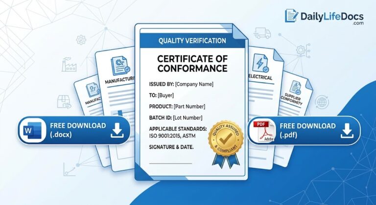 10+ Free Certificate Of Conformance Templates