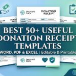 donation receipt templates